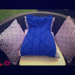 Guess by Marciano bandage blue dress